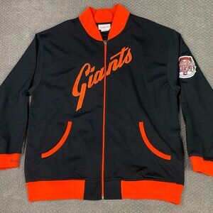 San Francisco Giants Mitchell & Ness 1984 All Star Jacket Men's 3XL Black